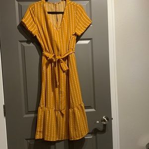Yellow dress SizeL from Shein